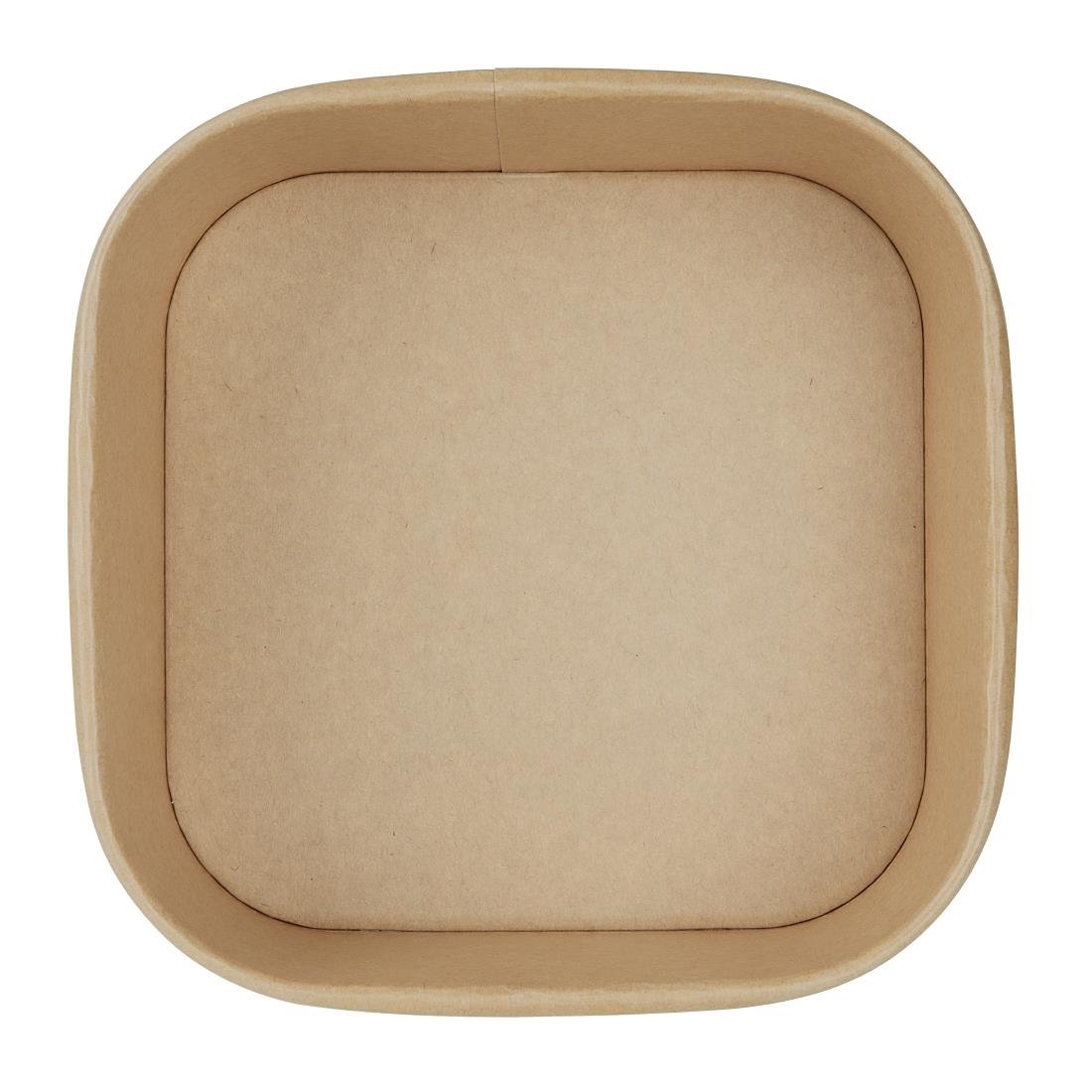 Fiesta Recyclable Square Container Bases 1200ml (300 Pack)