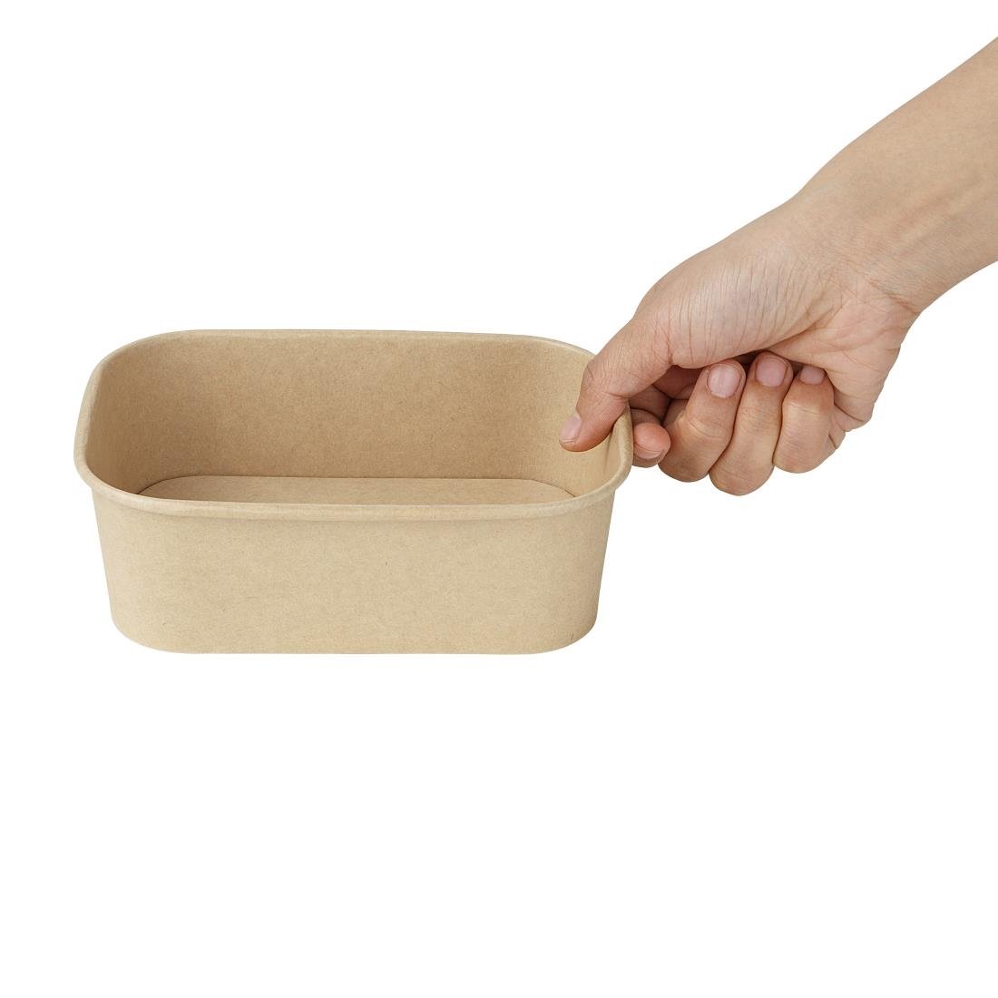 Fiesta Recyclable Square Container Bases 1200ml (300 Pack)