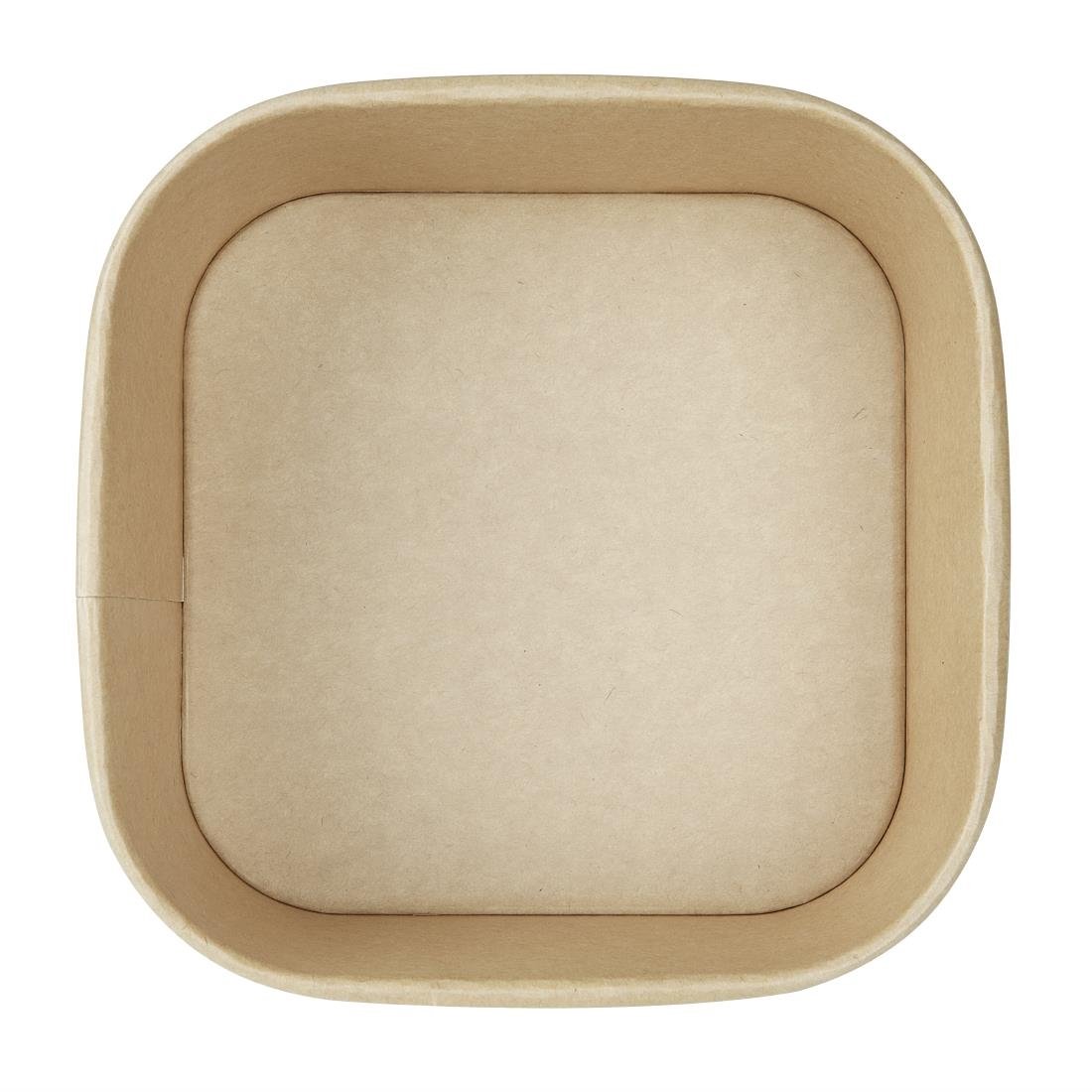 Fiesta Recyclable Square Container Bases 1400ml (300 Pack)