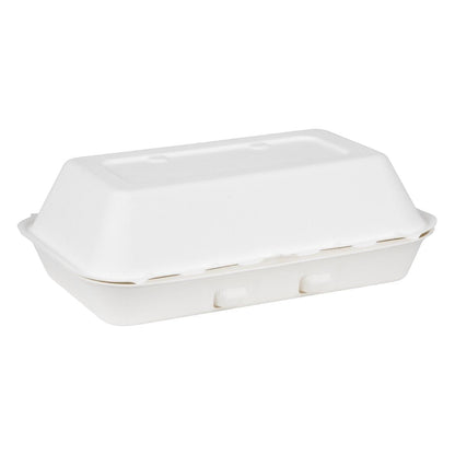 Fiesta Compostable Bagasse Food Containers 9x6" (200 Pack)