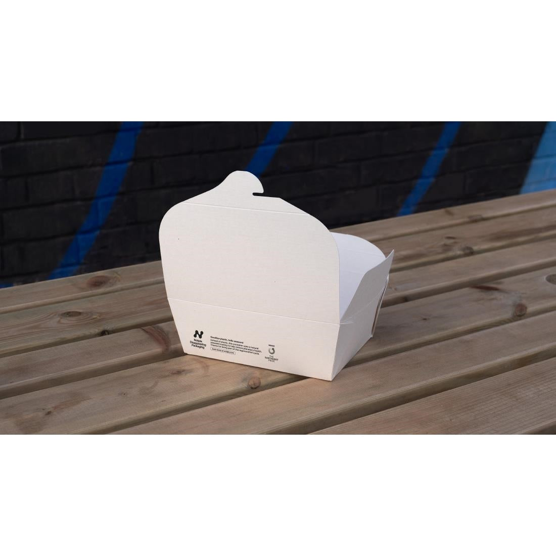 Notpla Medium Takeaway Boxes 1200ml - White (250 Pack)