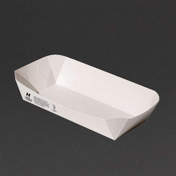 Notpla 10"x6" Deep Trays - White (340 Pack)