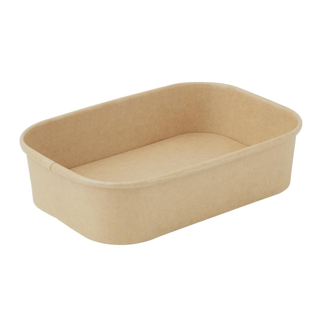 Fiesta Recyclable Rectangular Food Containers 500ml (300 Pack)