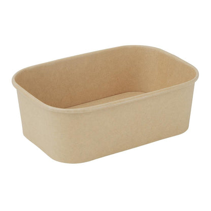 Fiesta Recyclable Rectangular Food Containers 750ml (300 Pack)