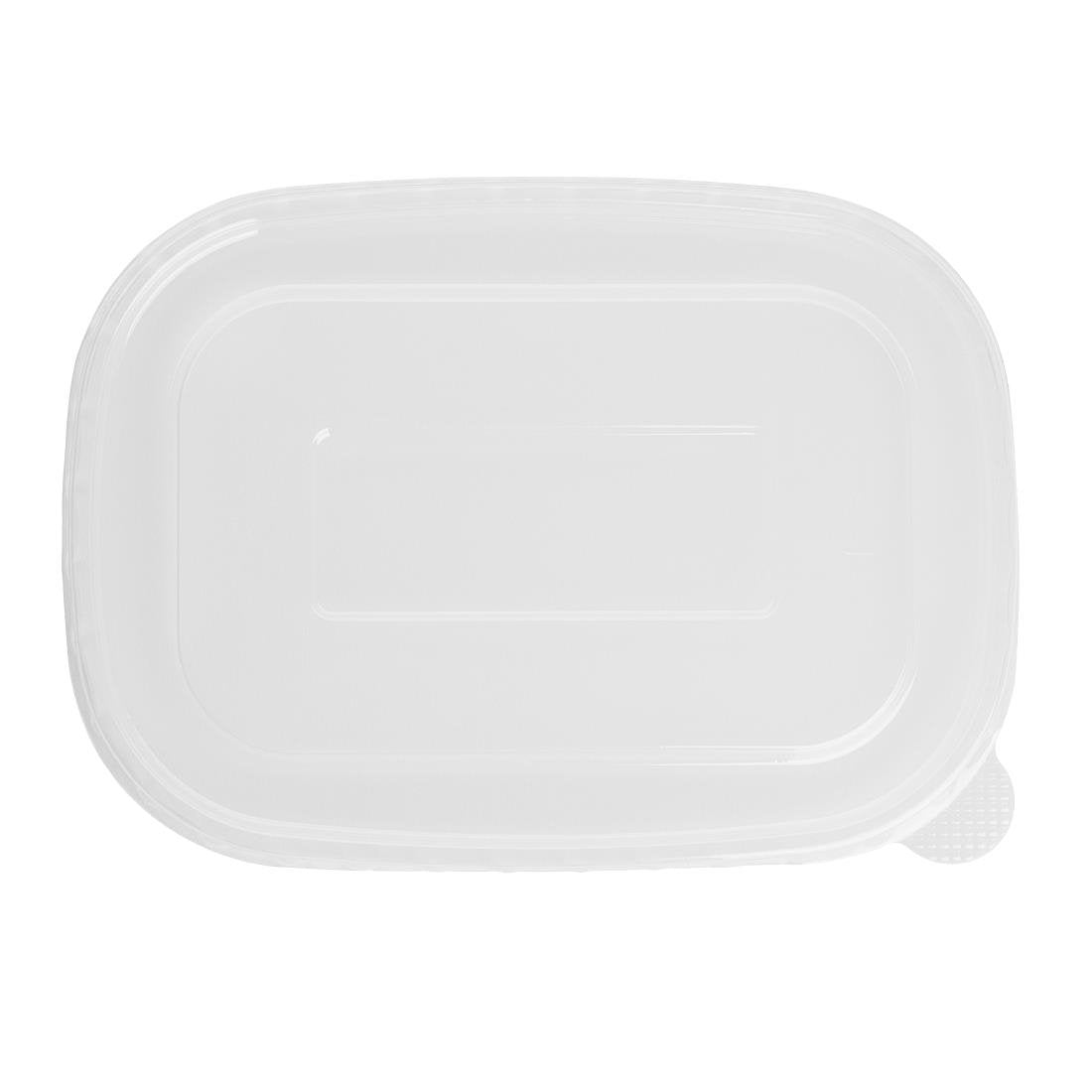 Fiesta Recyclable PET Lids for Rectangular Containers (300 Pack)