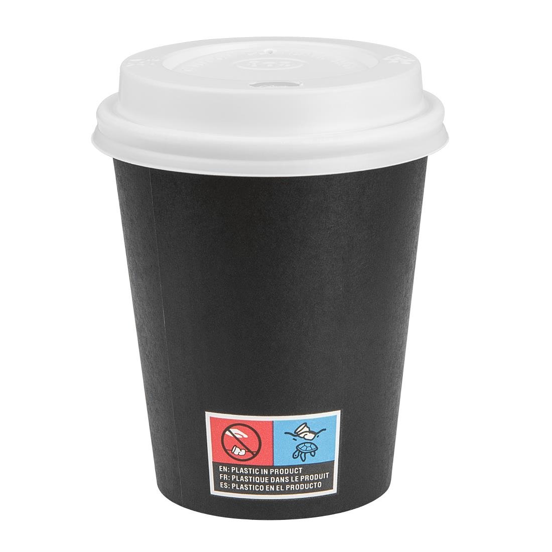 Nisbets Essentials Hot Cups and Lids Pack 8oz (350 Pack)