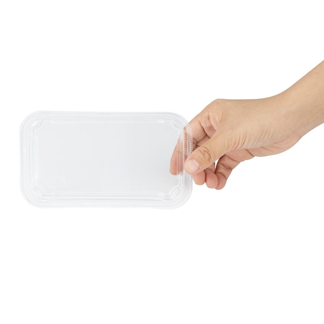 Fiesta Recyclable PET Lids for No. 1 Sushi Trays (300 Pack)
