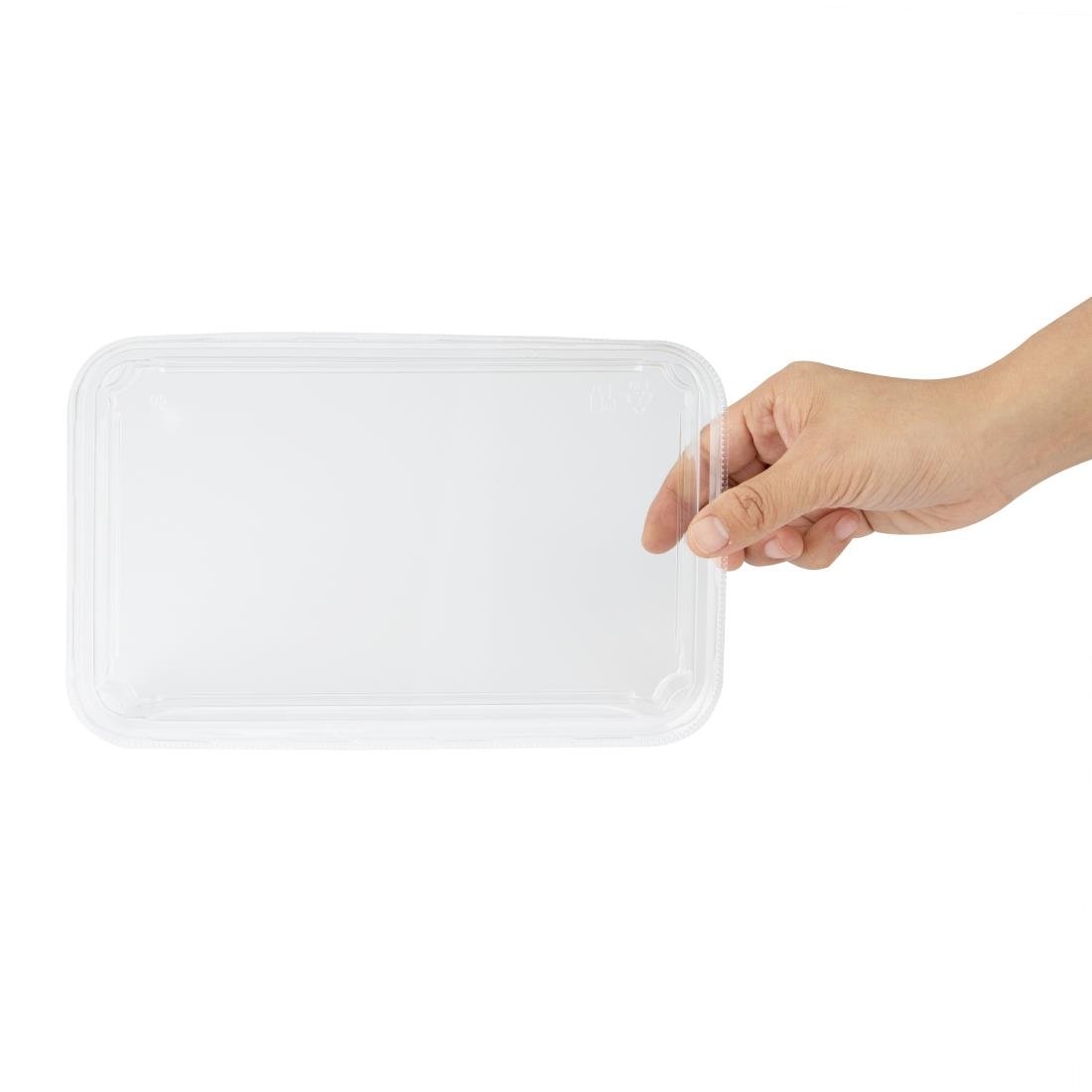 Fiesta Recyclable PET Lids for No. 7 Sushi Trays (300 Pack)