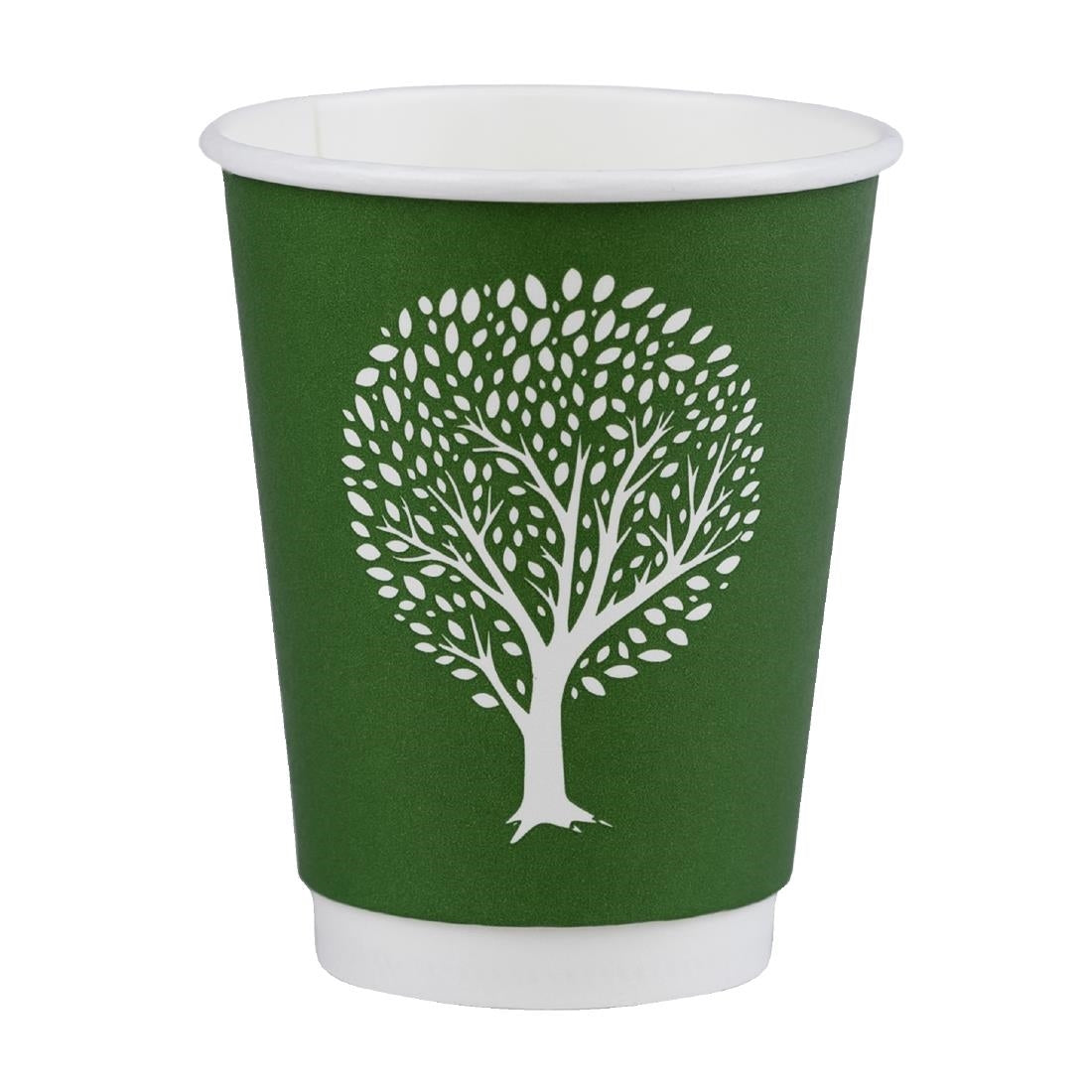 Vegware Green Tree Double Wall Hot Cups 8oz 79-Series (500 pack)