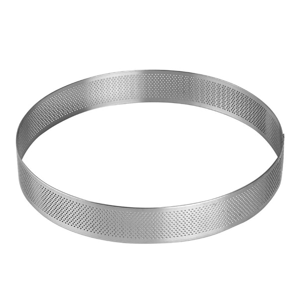 Pavoni Round Stainless Steel Mould 230x35mm