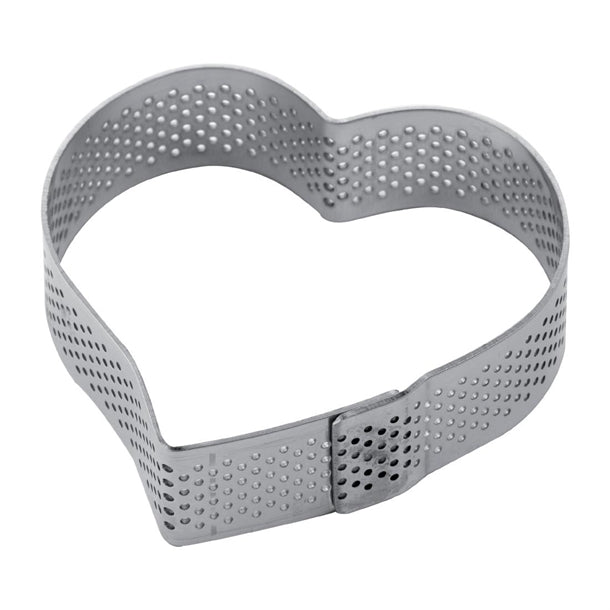 Pavoni Heart Stainless Steel Mould 75x70mm