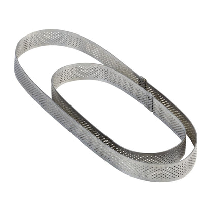 Pavoni Oval Stainless Steel Mould 290x90x35mm