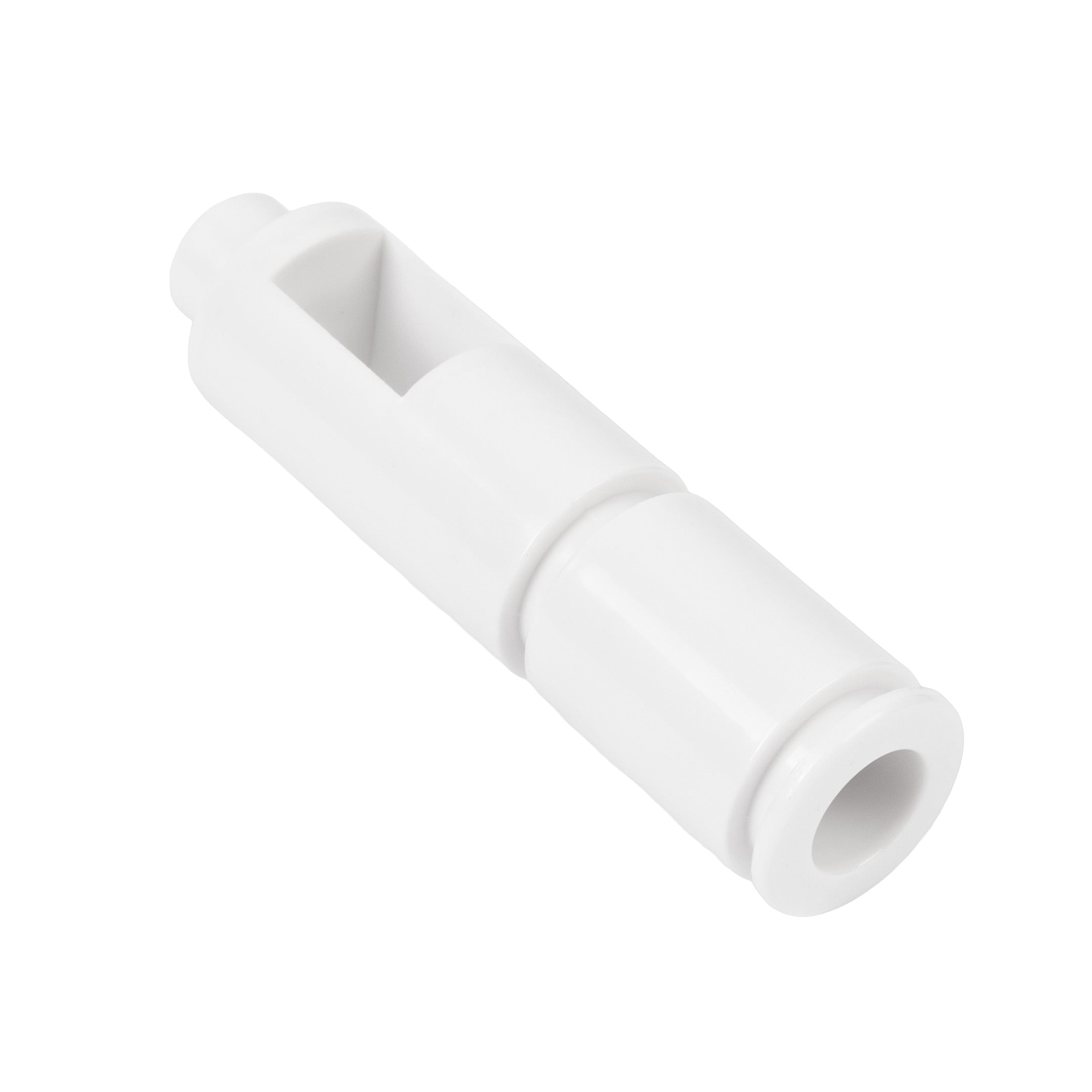 HAXRO white valve stem machine replacement part shown at an angled view on a white background