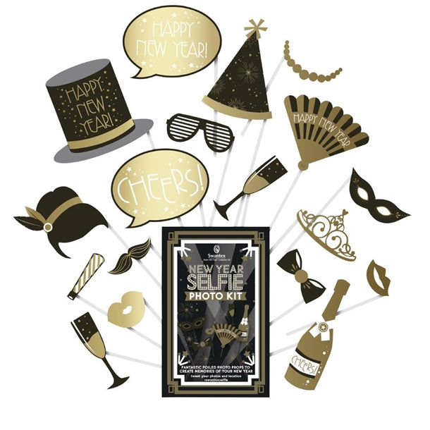 Swantex New Year Selfie Photo Kit (8 pack)