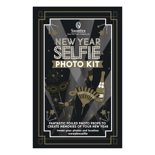Swantex New Year Selfie Photo Kit (8 pack)