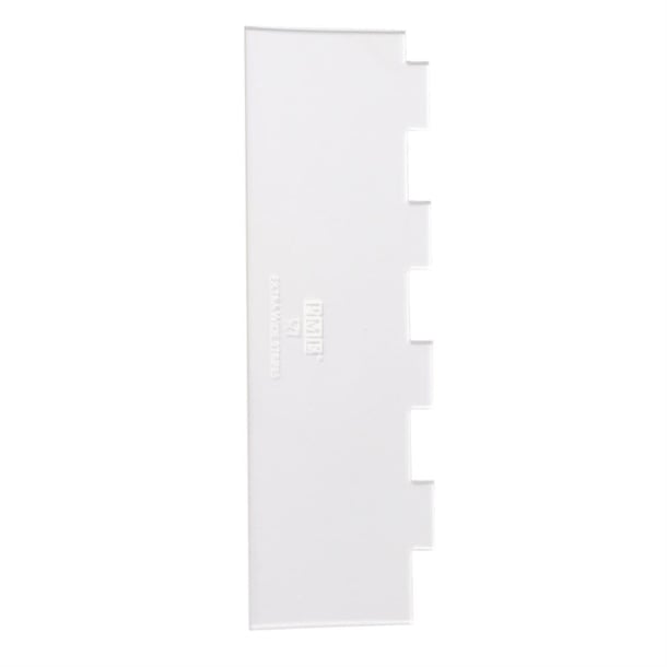 PME Side Scrapers Patterned Acrylic Extra Wide Stripes 255mm