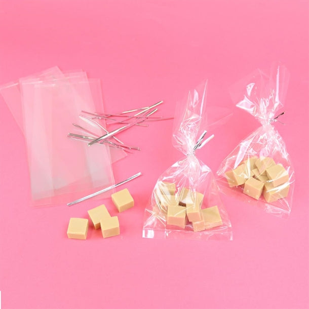 PME Party Bags with Silver Ties (25 Pack)