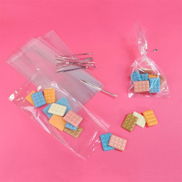 PME Party Bags with Silver Ties (25 Pack)