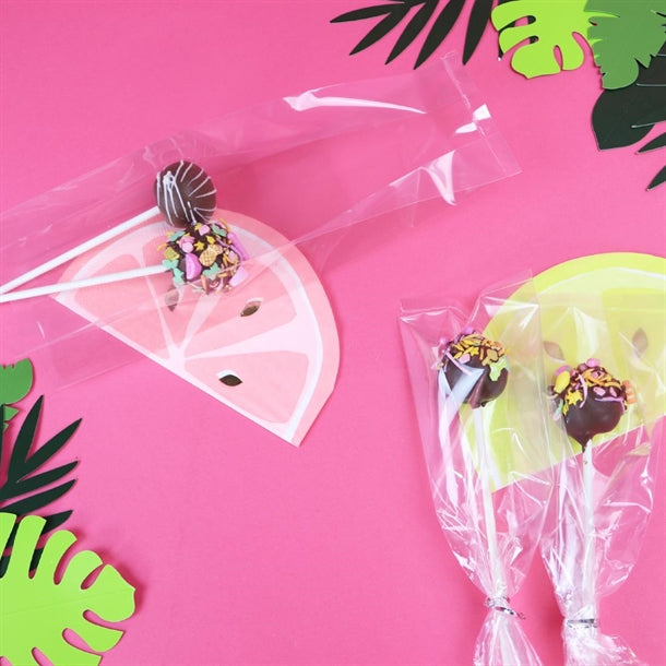 PME Cake Pop Bags with Silver Ties 254x76mm (25 Pack)