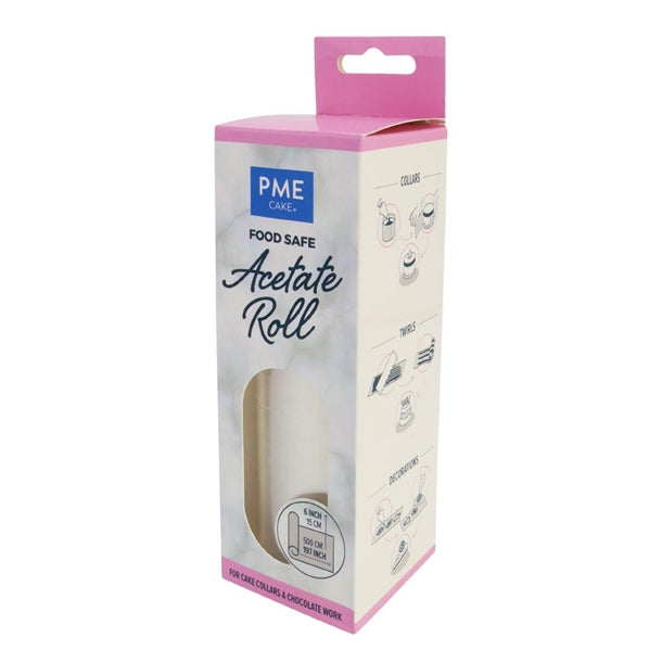 PME Food Safe Acetate 5 Meter Roll 150mm