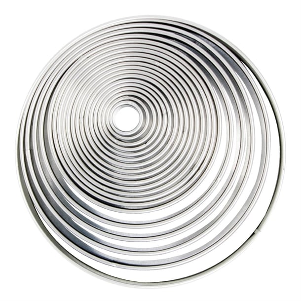 PME Round Stainless Steel Cutters (19 Pack)