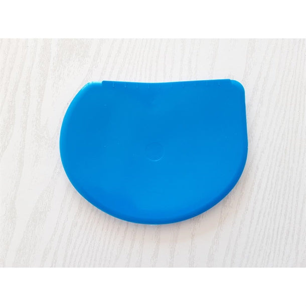 Scaritech Half Round Soft Scraper Blue