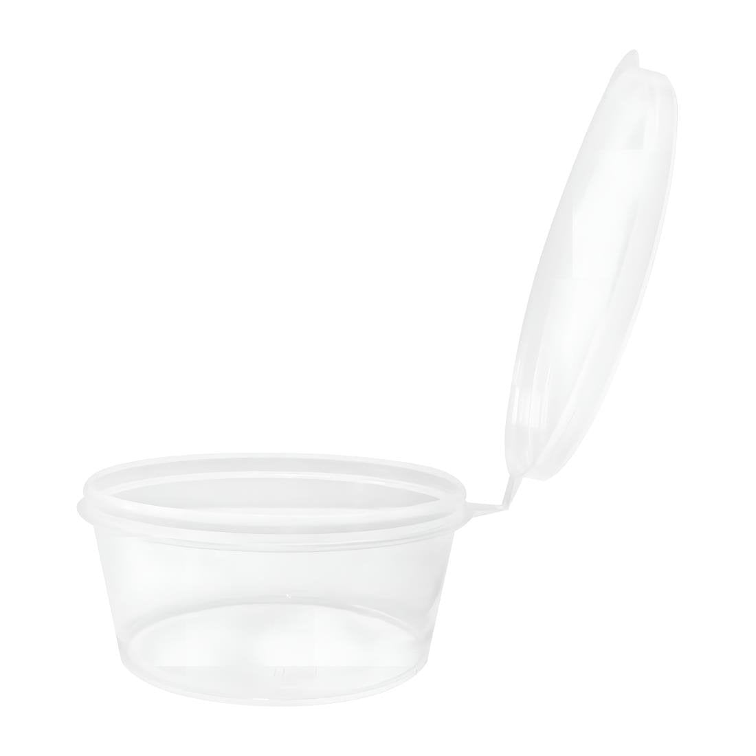 Fiesta Recyclable Portion Pots with Lids 25ml (50 Pack)