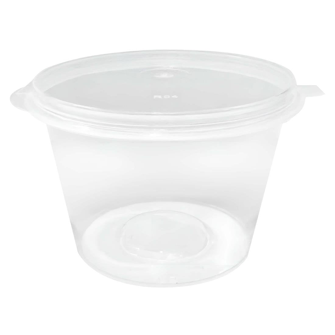 Fiesta Recyclable Portion Pots with Lids 100 l (50 Pack)