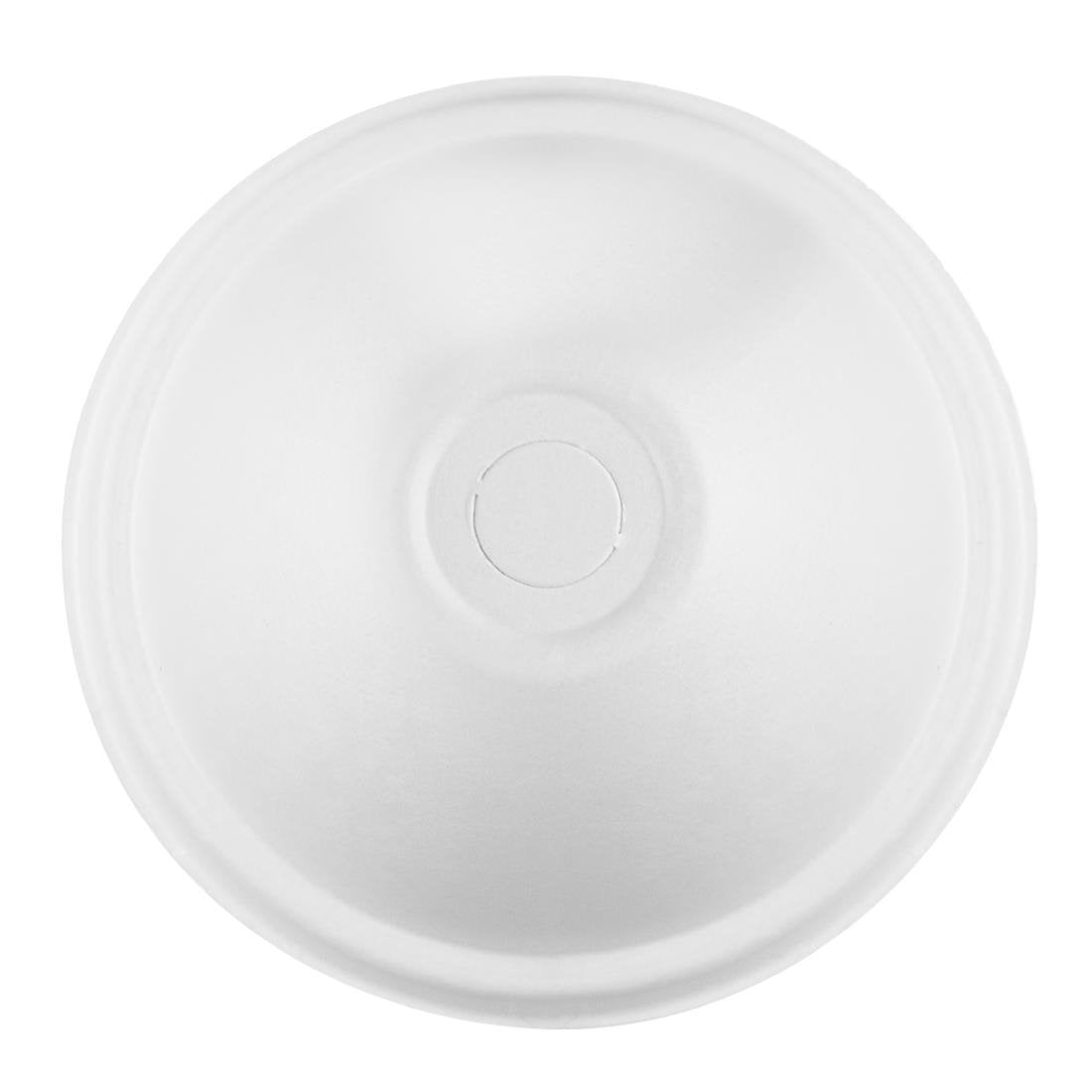 Vegware Nourish Moulded Fibre Cold Cup Dome Lids with Hole 89-Series (1000 Pack)