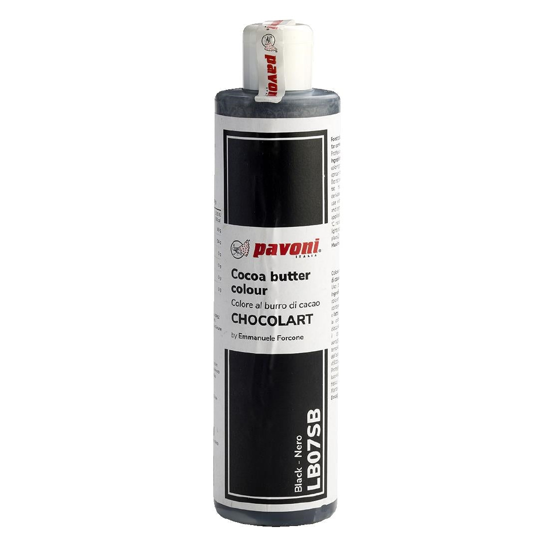 Pavoni Black Coloured Cocoa Butter 200g