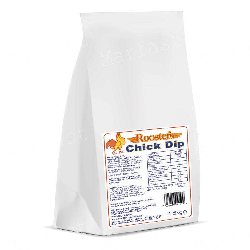 Roosters Chick-Dip 1.5kg - Pack of 6