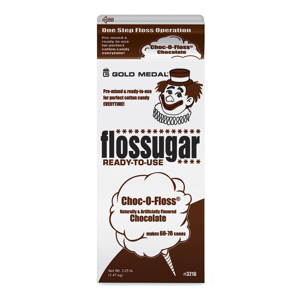 Gold Medal Flossugar Candy Floss Sugar 1.47kg
