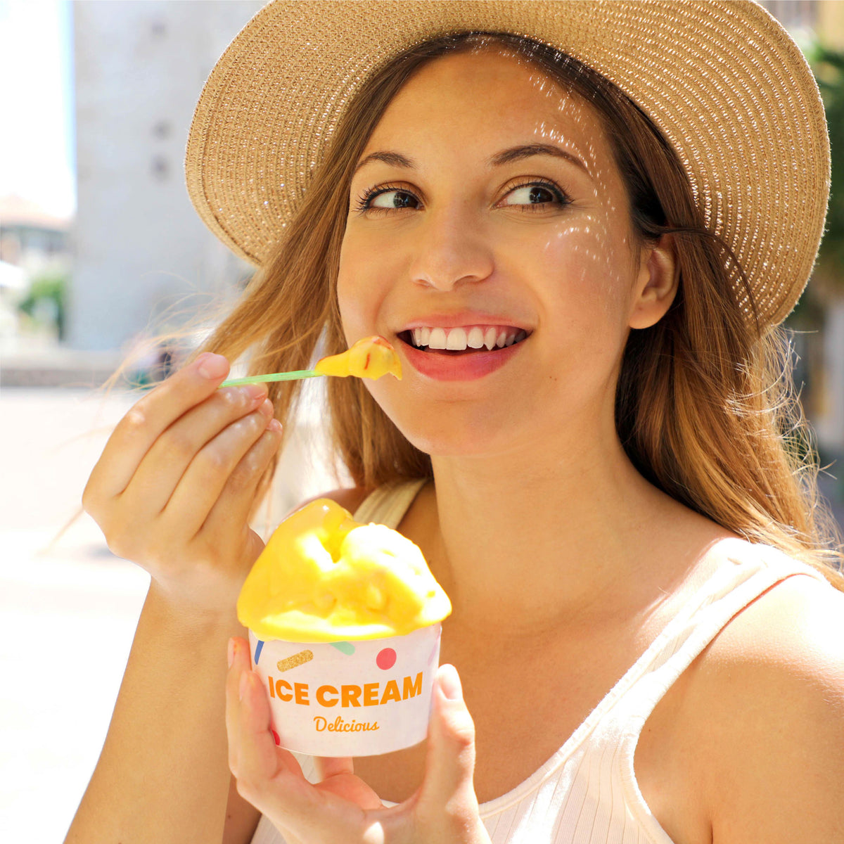 DEXLO 4oz Ice Cream Tubs - Pack of 1000