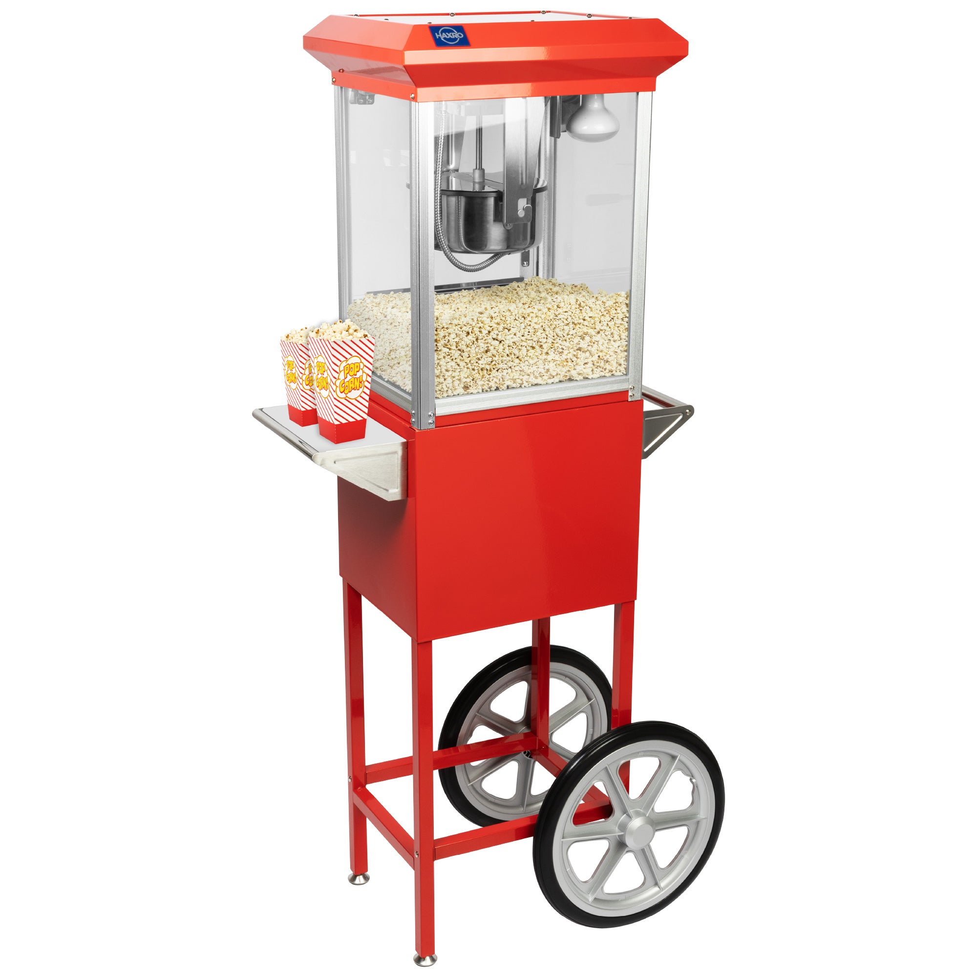 HAXRO Popcorn Machine & Cart 8oz - Red