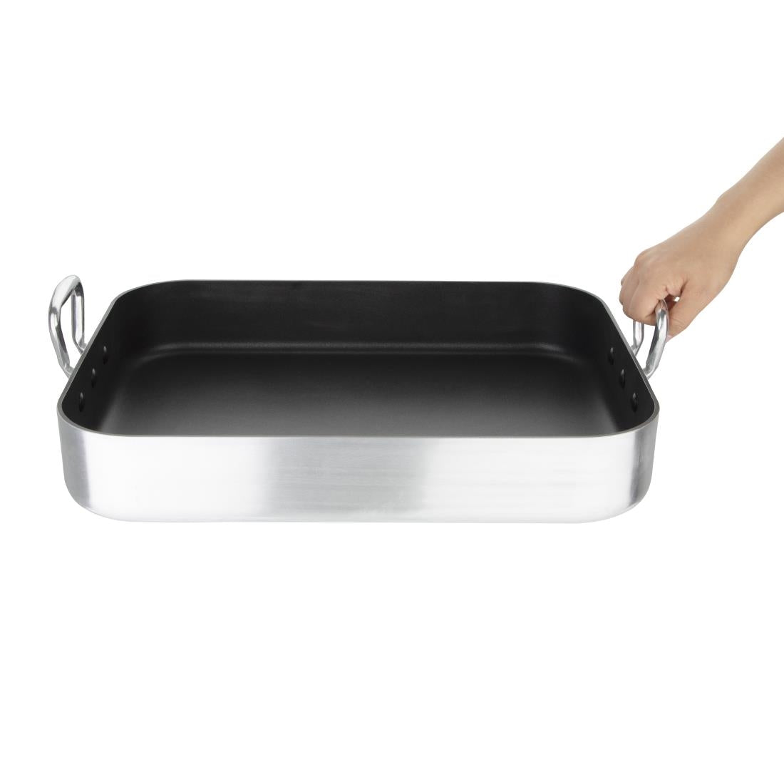 Vogue Aluminium Non Stick Roasting Pan