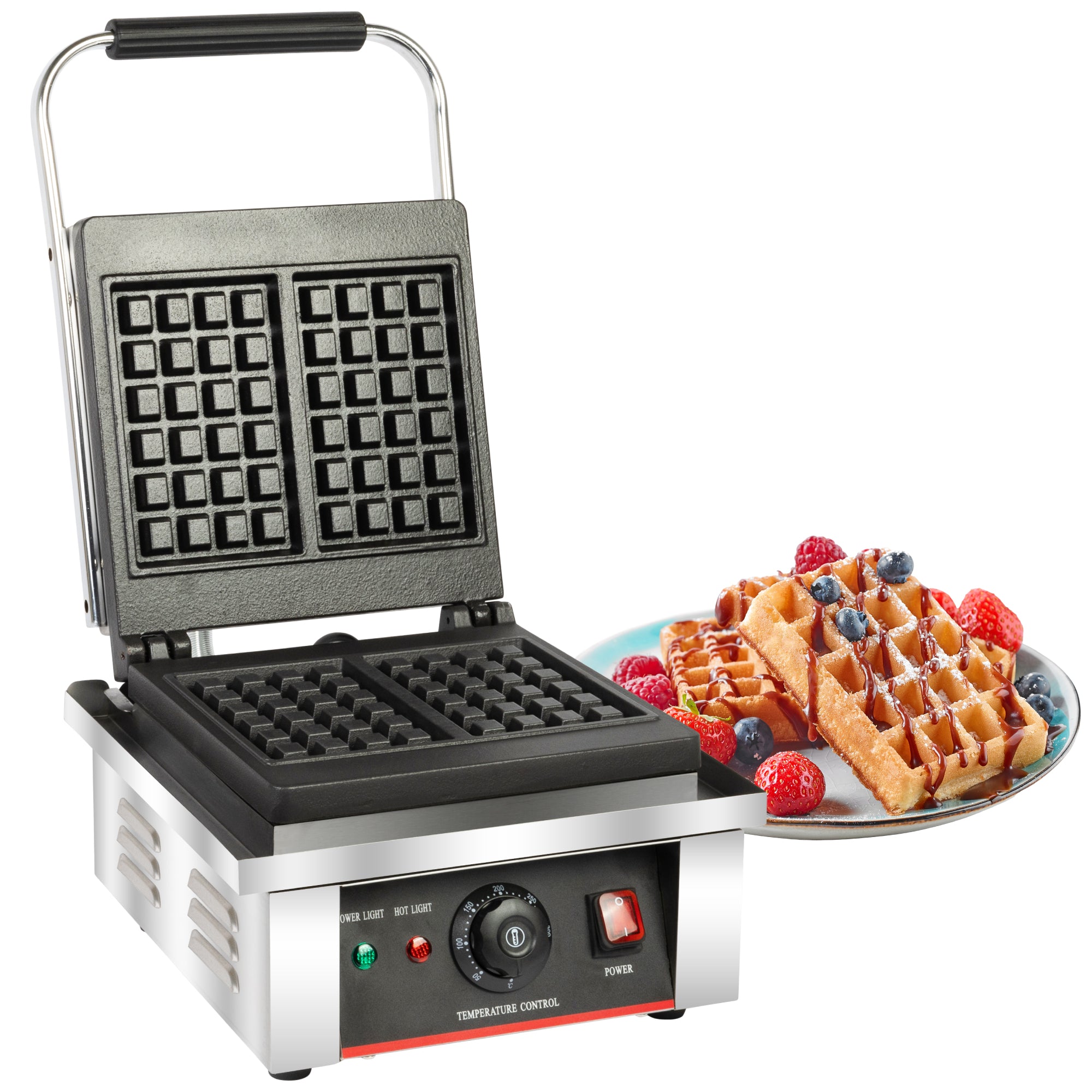 HAXRO Two Square Belgian Waffle Maker