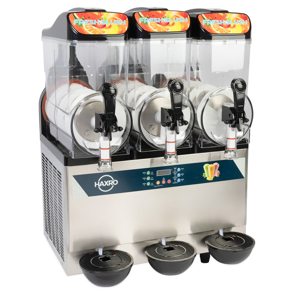 HAXRO Commerial Triple Slush Machine 3 x 12L