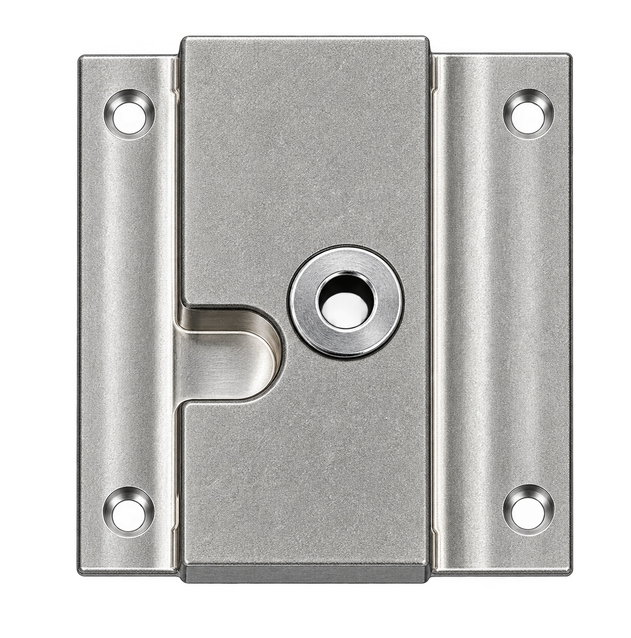 Gold Medal 67194 Gear Block Assembly for popcorn machines, stainless steel base plate with central opening