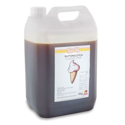 Tas-ty Butterscotch Topping Sauce 6kg for icecream and desserts, flavour syrup