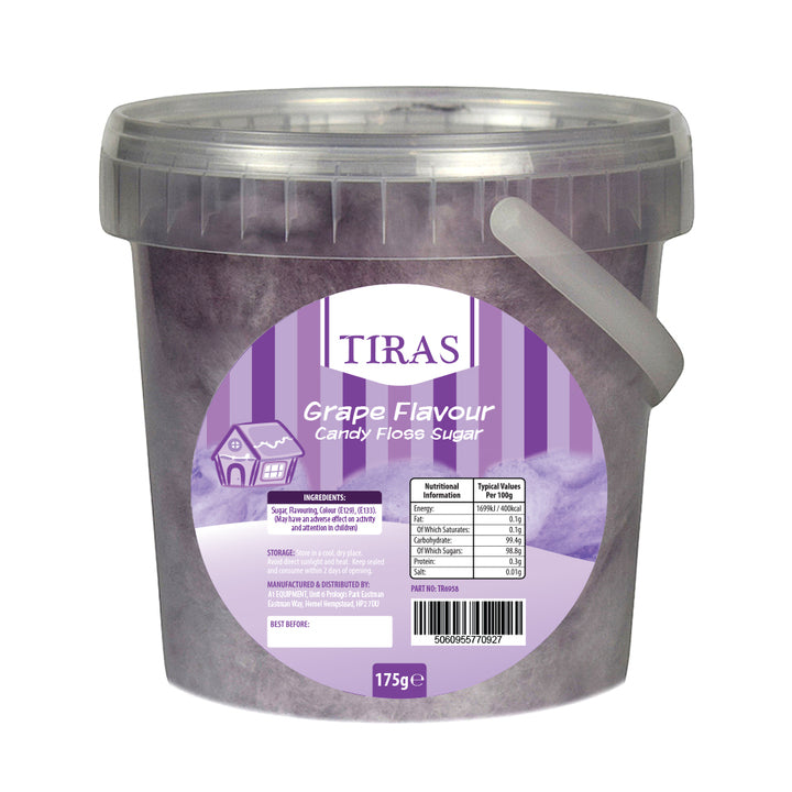 Large Grape Candy Floss Tubs 175g