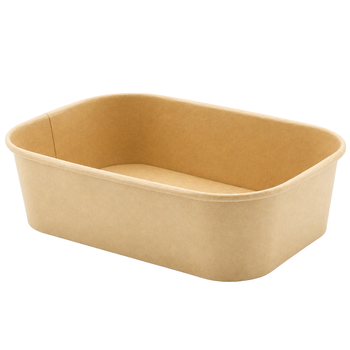 Kraft Brown container on a white background