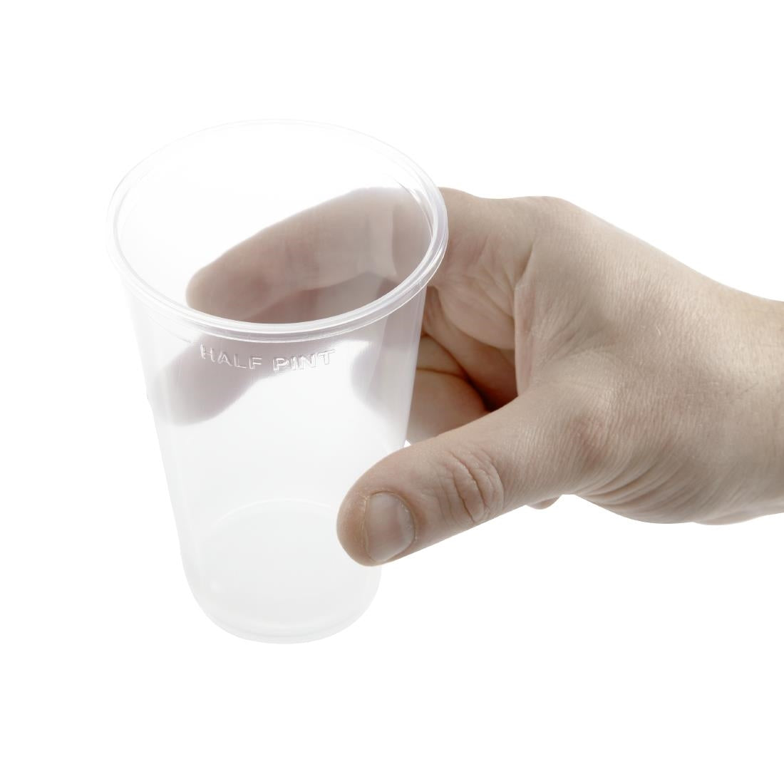 eGreen Flexy-Glass Recyclable Half Pint To Line UKCA CE Marked 284ml (1000 pack)
