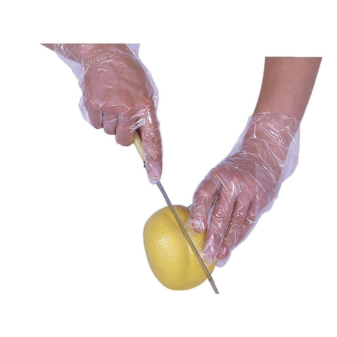 Disposable Powder-Free Polyethylene Gloves Clear (100 pack)