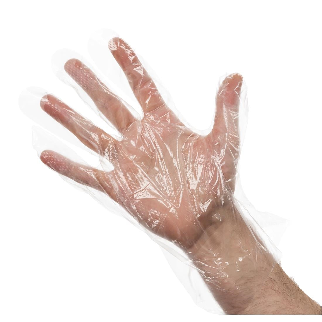 Disposable Powder-Free Polyethylene Gloves Clear (100 pack)