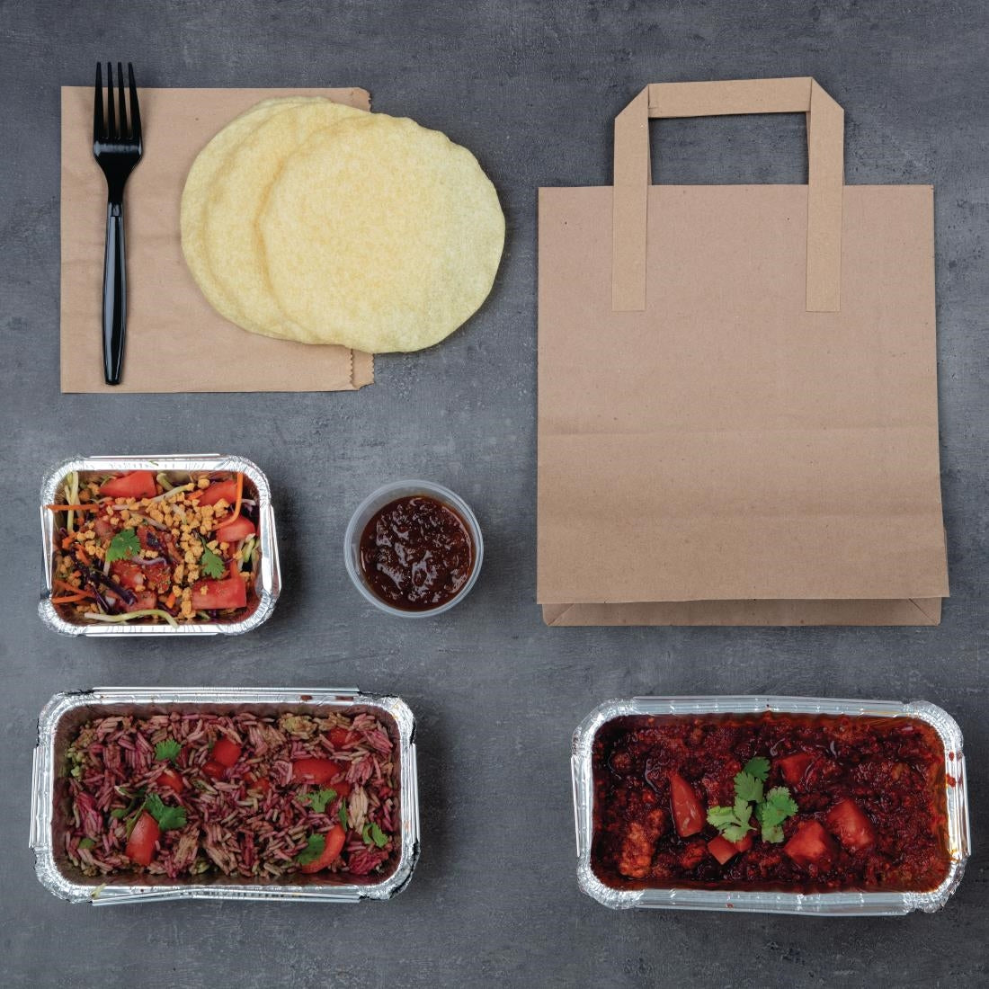 Fiesta Recyclable Plastic Microwavable Deli Pots 150ml (100 pack)