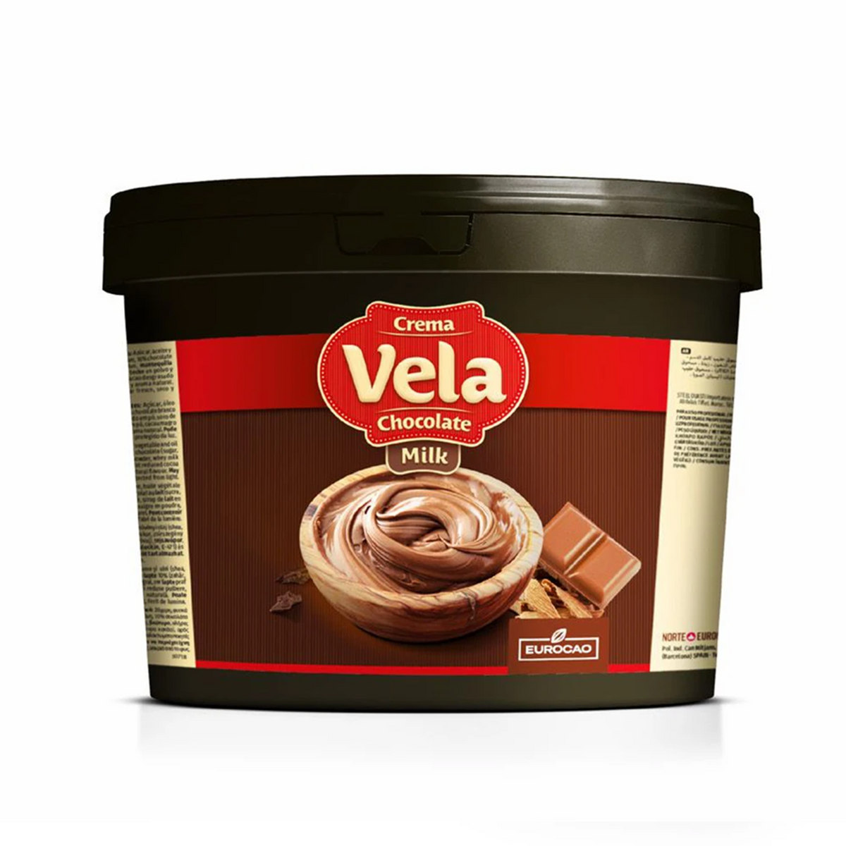 Crema Vela Milk Chocolate Spread 6KG
