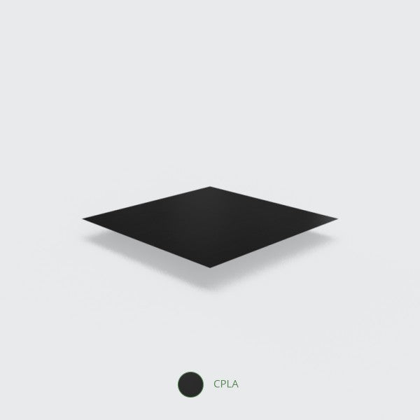 Black square object on a light gray background with 'CPLA' branding.
