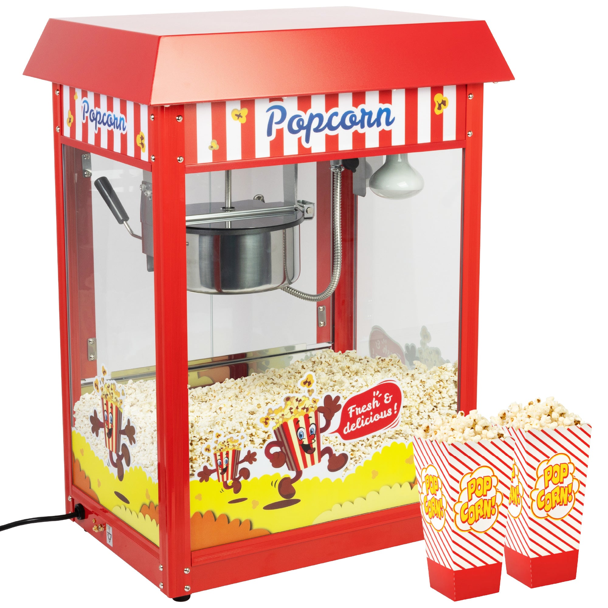 HAXRO Popcorn Machine 8oz Red