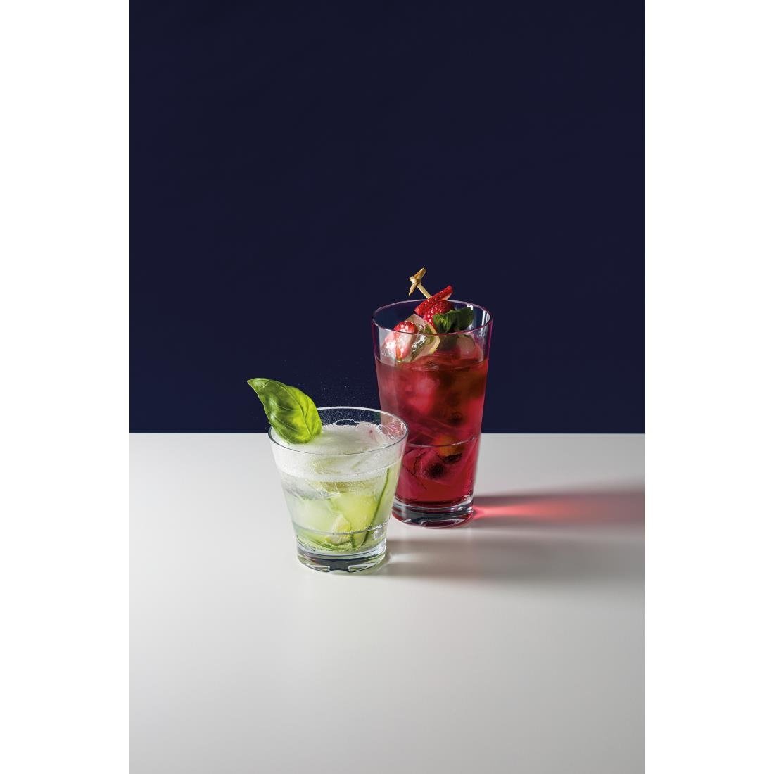 Steelite Capella Stack Clear Double Rocks 355ml (Box 12)(Direct)