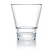 Steelite Capella Stack Clear Short Double Rocks 414ml (Box 12)(Direct)